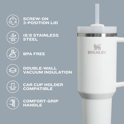 Stanley Quencher H2.0 Tumbler with Handle and Straw 30 oz